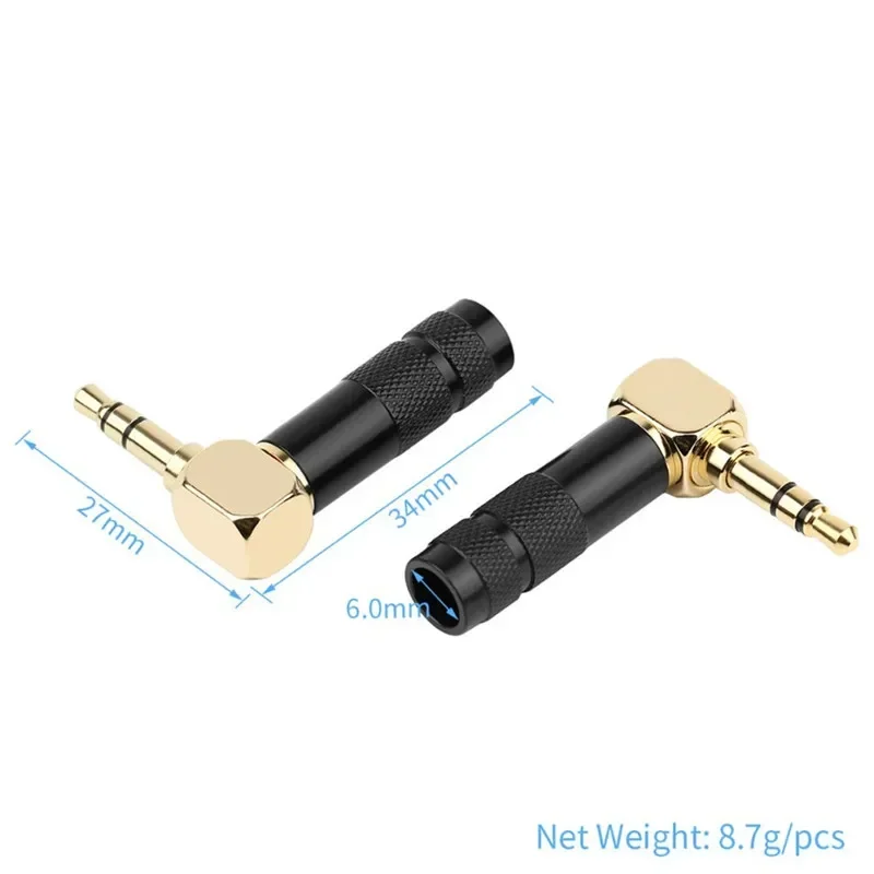 Jack 3.5 MM 90 Degree 1/8' 3 P - Audiophile Headphone Wired ulasan dan harga