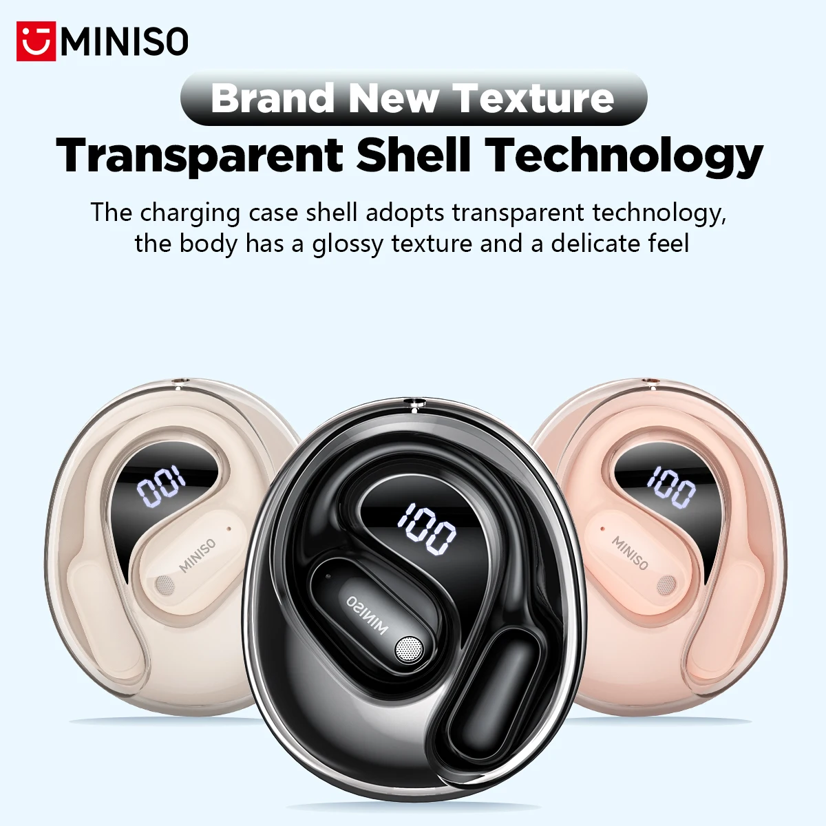 MINISO MS190 Real Time AI Voic - Bluetooth Headset On Ear ulasan dan harga