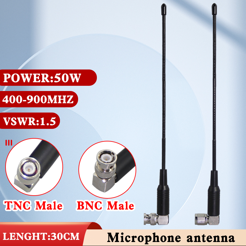 BNC/TNC UHF Microphone Antenna - Shure Mic Sm58 ulasan dan harga